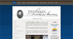 Desktop Screenshot of americanpushkinsociety.com